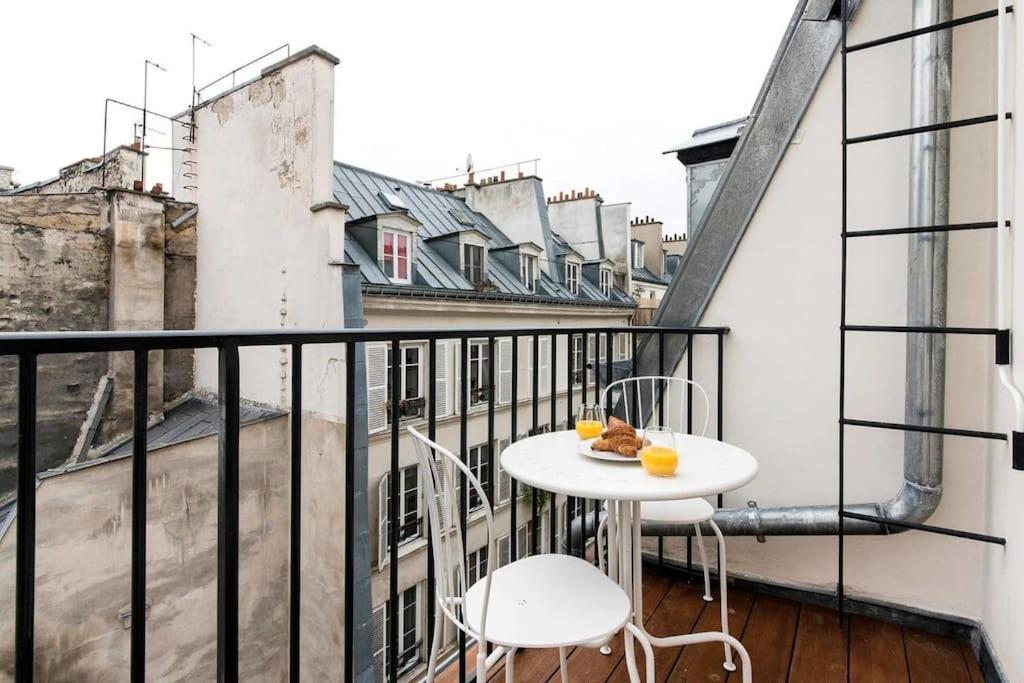 Appartement Superbe Studio Avec Balcon Au Coeur De Montorgueil à Paris Extérieur photo