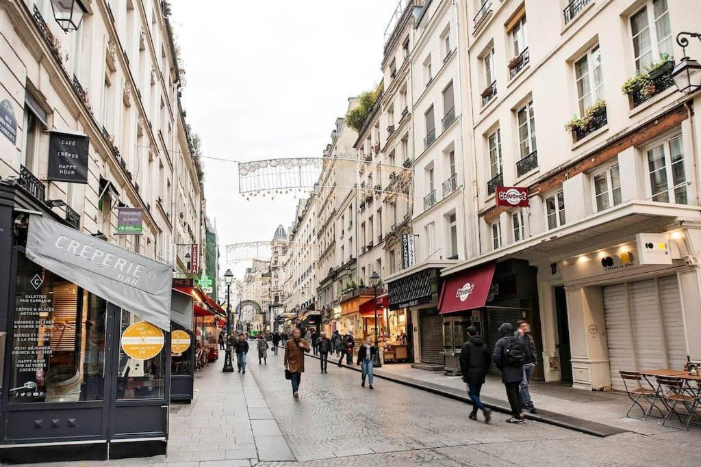 Appartement Superbe Studio Avec Balcon Au Coeur De Montorgueil à Paris Extérieur photo